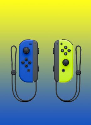 Obal hry Nintendo Joy-Con Pair 2-Pack Blue/Neon Yellow