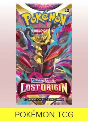 Obal hry Pokémon TCG Lost Origin Booster SWSH11