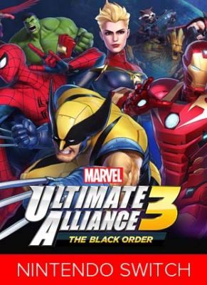 Obal hry Marvel Ultimate Alliance 3 The Black Order