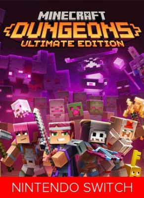 Obal hry Minecraft Dungeons Ultimate Edition Switch