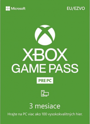Obal hry Microsoft PC Game Pass 3 Mesiace