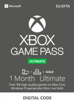 Obal hry Xbox Game Pass Ultimate 1 mesiac