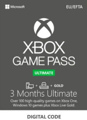 Obal hry Xbox Game Pass Ultimate 3 mesiace