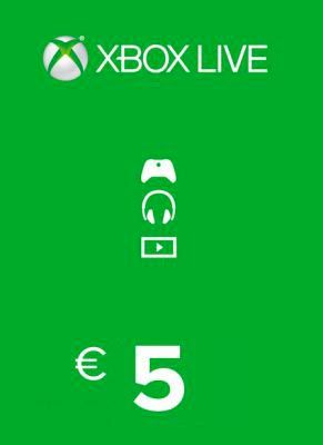 Obal hry Xbox Live Card 5€