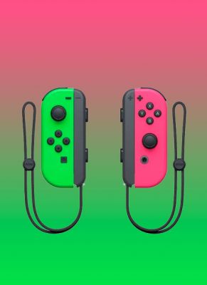 Obal hry Nintendo Joy-Con Pair 2-Pack Neon Green/Neon Pink